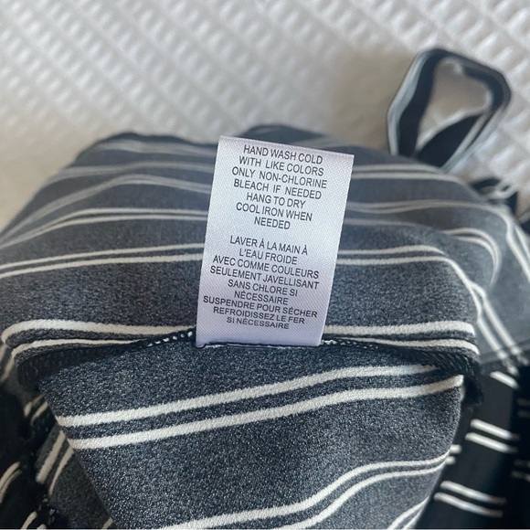 DR2 Black and White Striped Tie Waist Pants size 3X NWT - Picture 6 of 7